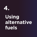 Graphic box principle 4 for using alternative fuels
